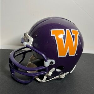 Vintage University of Washington UW Huskies Riddell Mini Football Helmet 3 5/8”